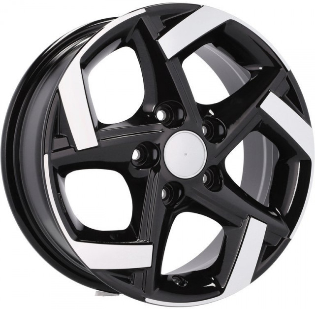 Racing Line B0121 6x15 5x114,3 ET39 black polished