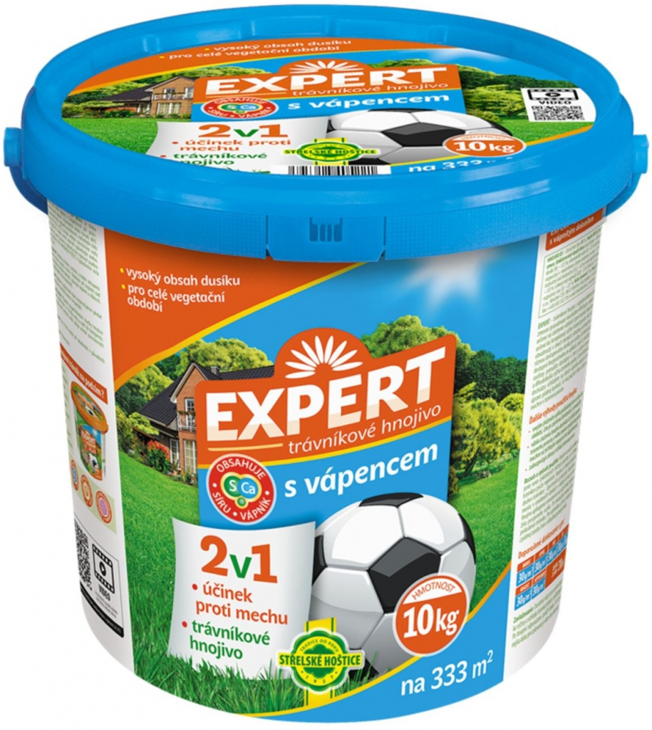 Forestina Expert 2v1 trávníkové hnojivo s vápencem 10 kg