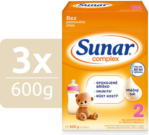 Sunar 2 complex 3 x 600 g