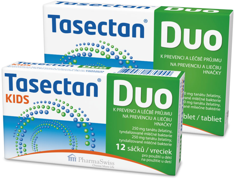 Tasectan Duo Kids 250 mg 12 sáčků