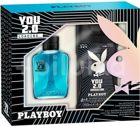 Playboy You 2.0 Loading EDT 60 ml + sprchový gel 250 ml dárková sada