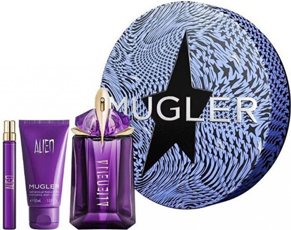 Thierry Mugler Alien EDP 60 ml + EDP 10 ml + tělové mléko 50 ml dárková sada