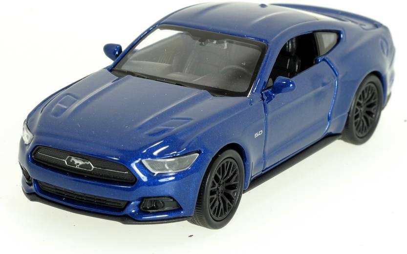Welly Ford Mustang GT 2015 model modrý 1:24