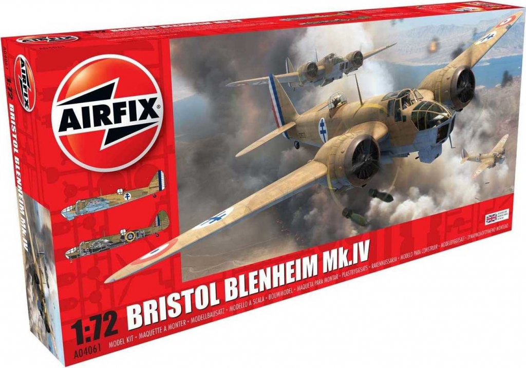 Bristol Airfix Classic Kit letadlo A04061 Blenheim MkIV Bomber 1:72