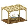 Pergola Bloco 250x370