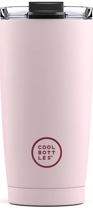Cool Bottles Nerezový termohrnek Pastel Pink 550 ml