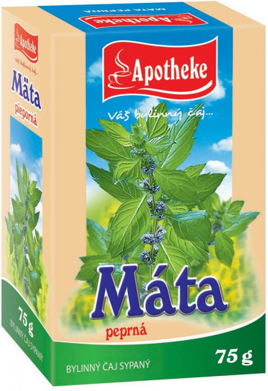 Apotheke Máta peprná nať sypaný čaj 75 g