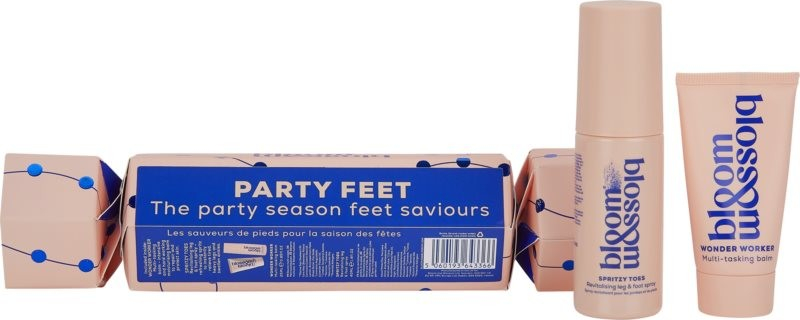 Bloom & Blossom Party Feet Wonder Worker multifunkční balzám 25 ml + Spritzy Toes sprej na nohy 40 ml dárková sada