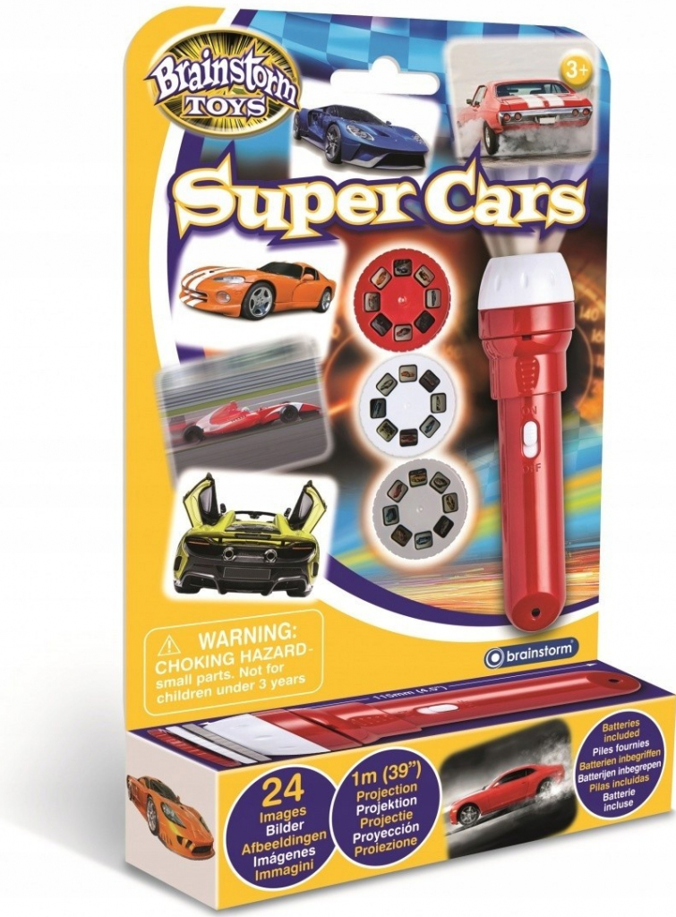 Brainstorm Toys Ruční foto projektor Super auta
