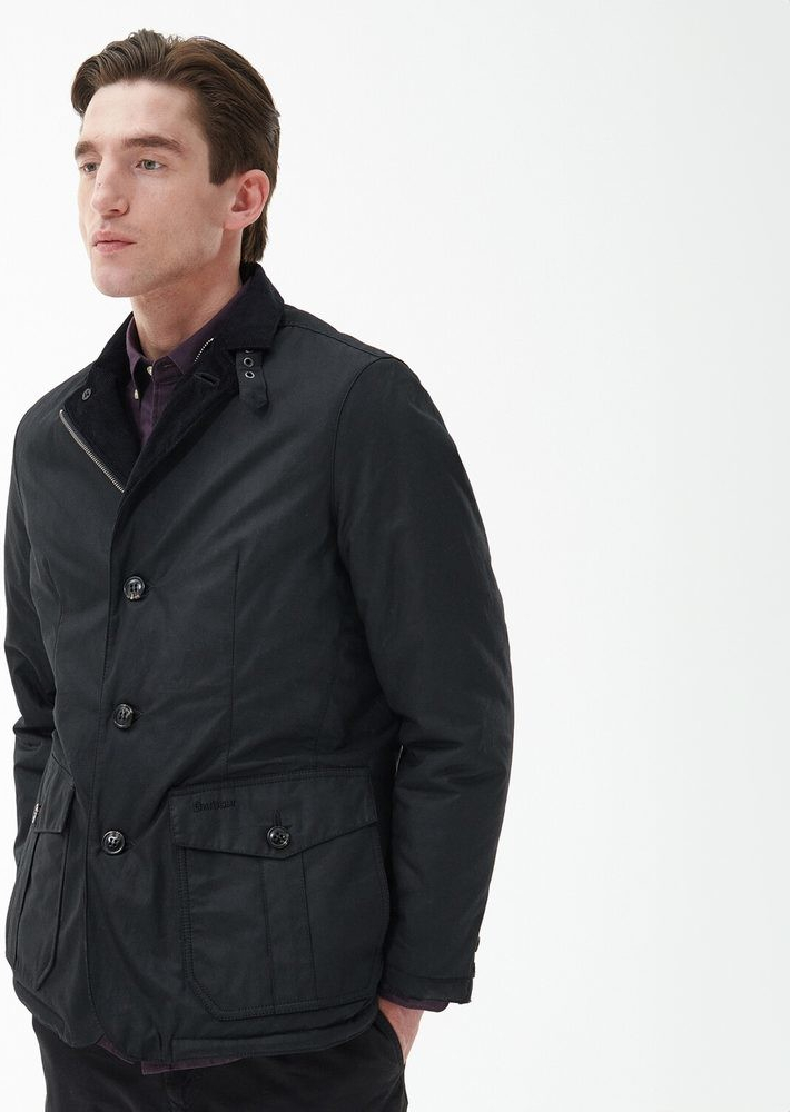 Barbour Winter Lutz Wax Jacket Classic Black