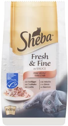 Sheba mix výběr pro kočky 0,3 kg