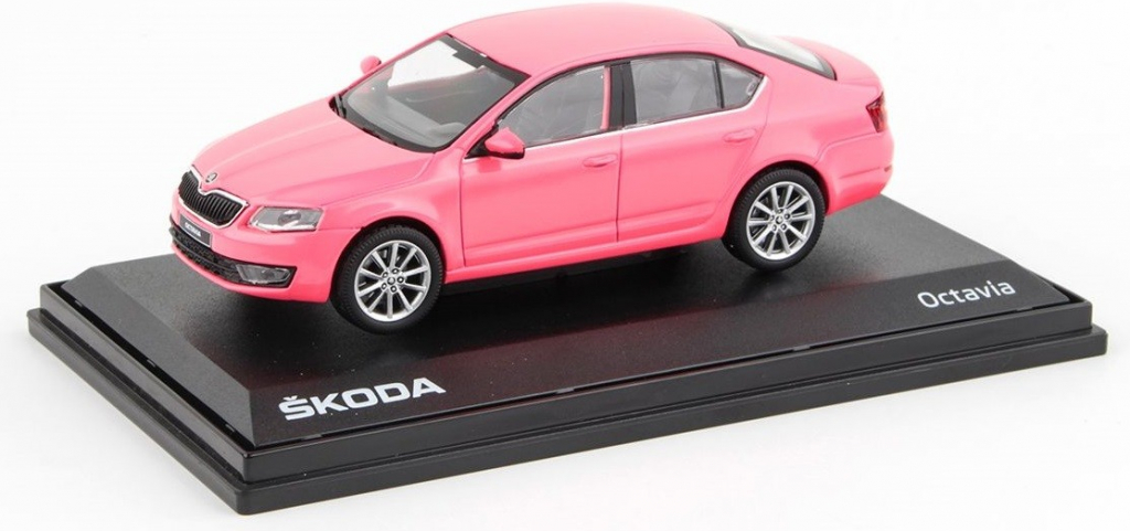 Abrex škoda Octavia 3 2012 Růžová 1:43