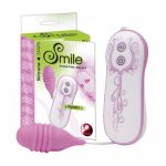 Vibrační vajíčko Smile Funky - 100% silikon růžové