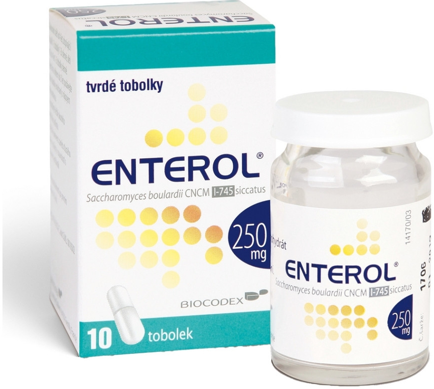 ENTEROL POR 250MG CPS DUR 10