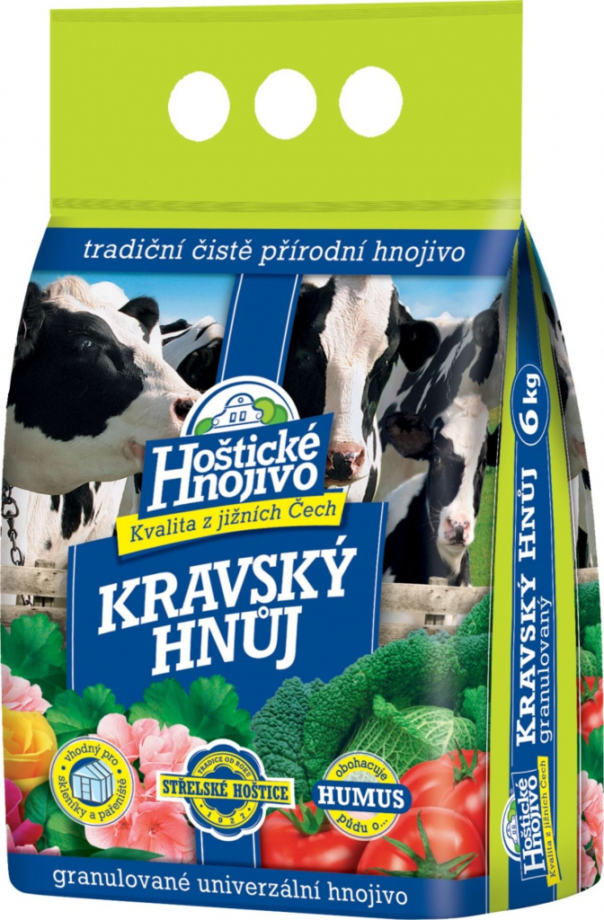 Forestina Hoštické Hnojivo Kravský hnůj 6kg