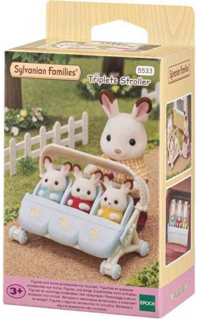 Sylvanian Families Trojkombinace kočárku