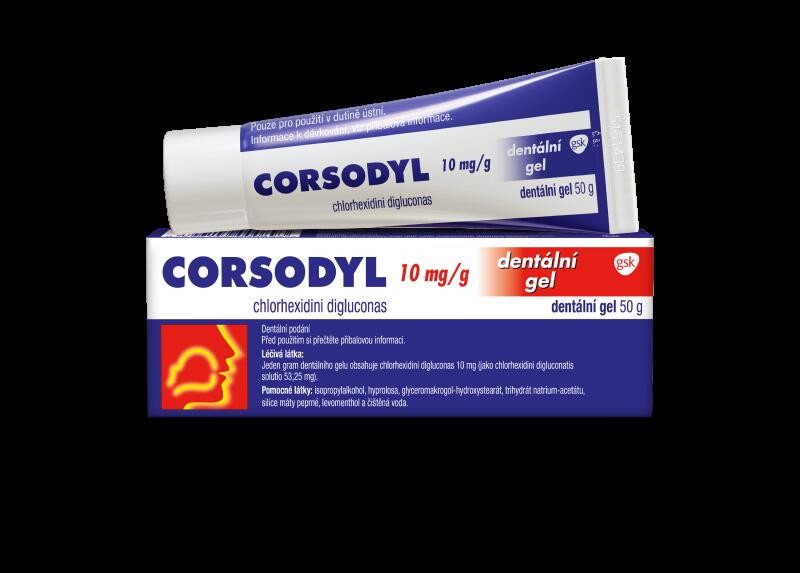 CORSODYL DNT 10MG/G DNT GEL 1X50G