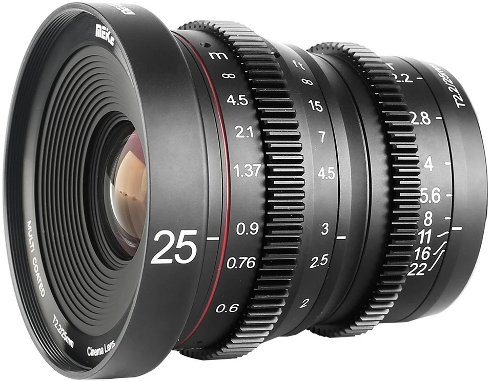 Meike 25mm T2.2 APS-C Cine Sony E-mount