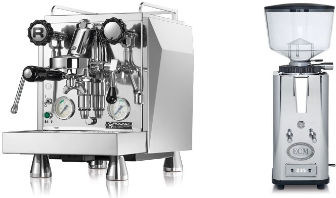 Set Rocket Espresso Giotto Cronometro V + ECM S-Automatik 64