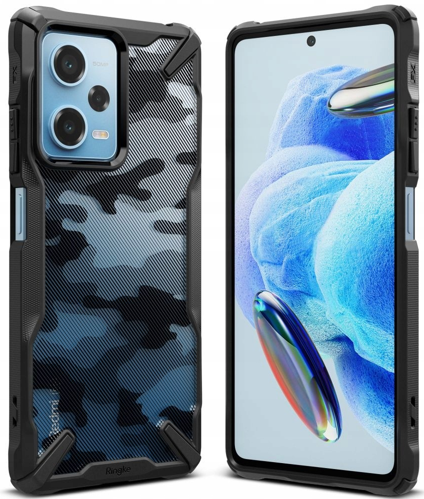 Pouzdro Ringke FUSION X XIAOMI REDMI NOTE 12 PRO 5G / POCO X5 PRO 5G CAMO černé