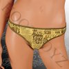 Dámské spodní prádlo Kani Ladies Strings Set Black/olive