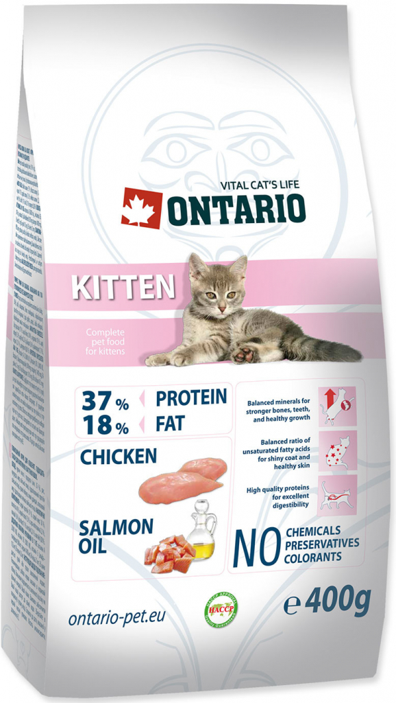 Ontario Kitten 2 x 400 g