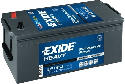 Exide Professional Power 12V 185Ah 1150A EF1853