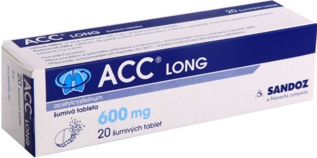 ACC LONG POR 600MG TBL EFF 20