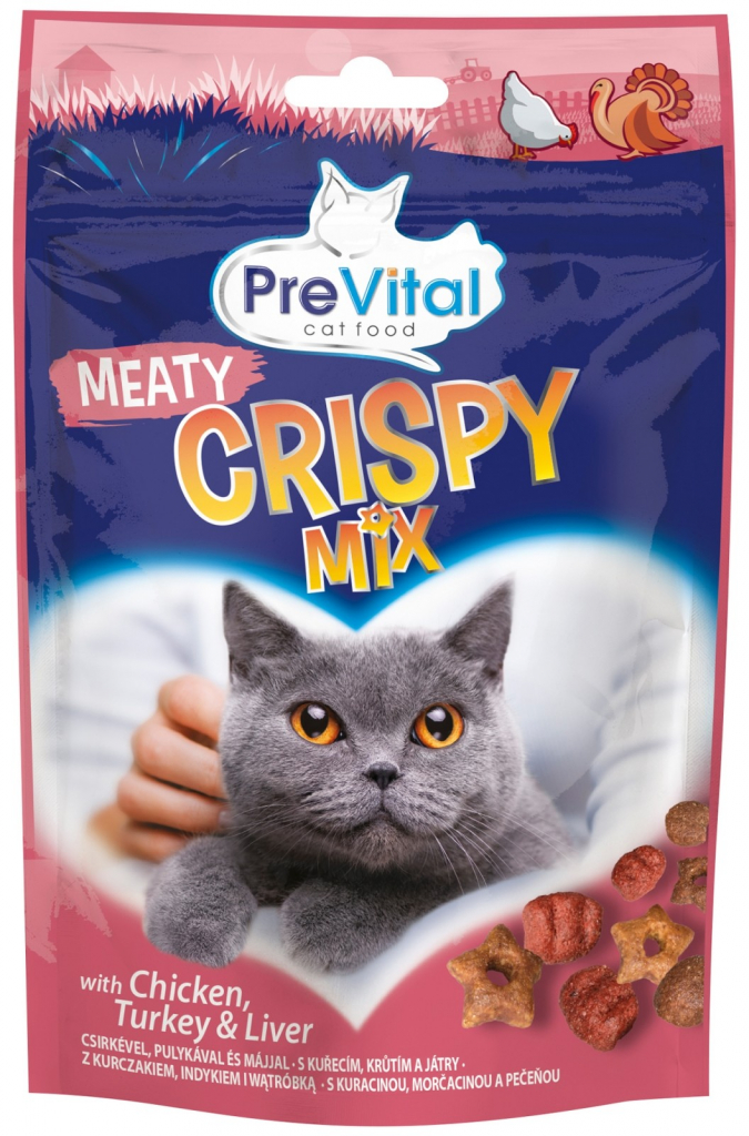 Prevital snack kočka masový mix 60 g