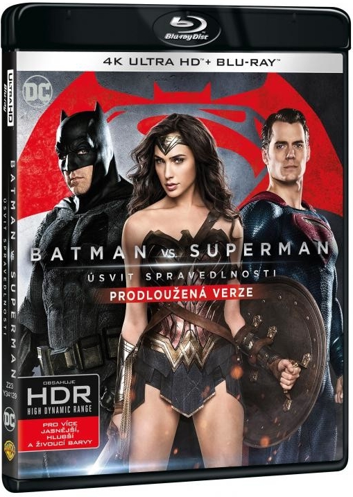 Batman v Superman: Úsvit spravedlnosti - prodloužená verze UHD+BD