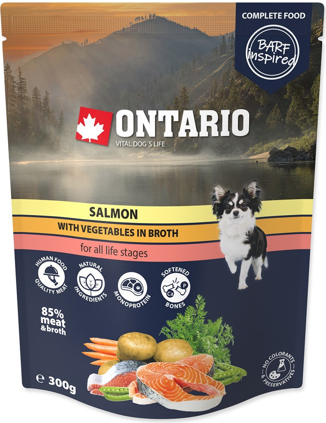 Ontario losos se zeleninou ve vývaru 300 g
