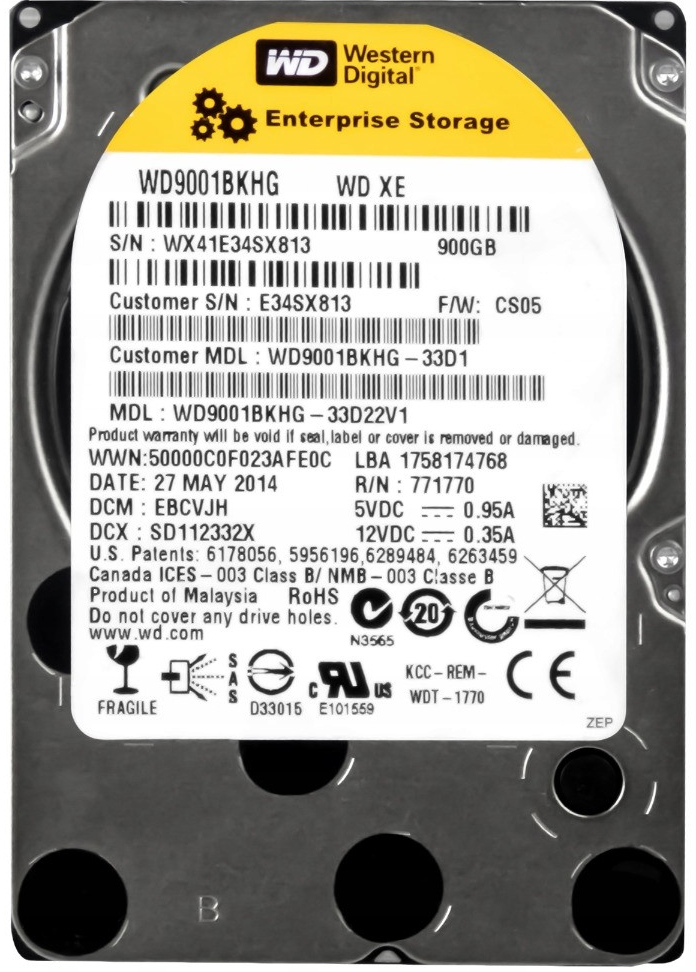 WD 900GB, 2,5\