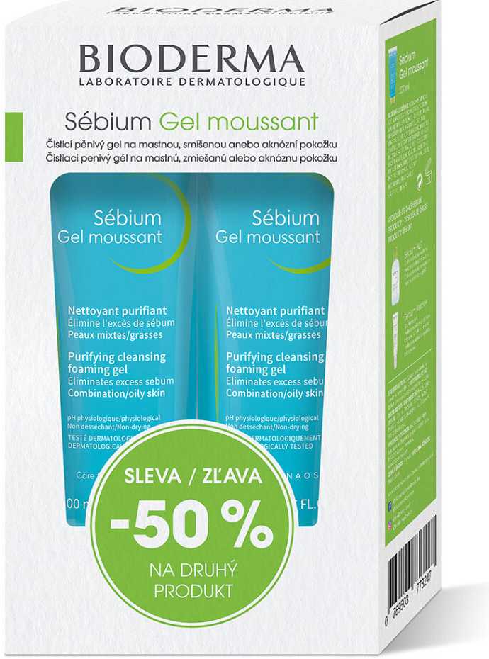 Bioderma Sebium Global 30 ml + Sébium moussant 200 ml dárková sada