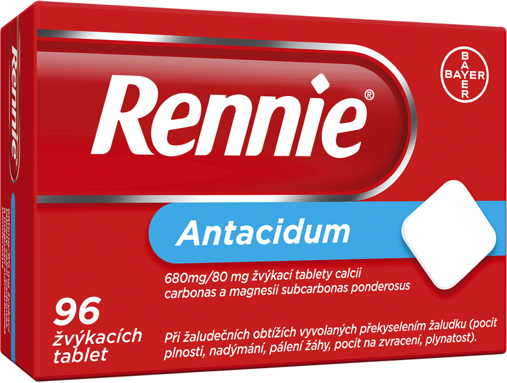 RENNIE POR 680MG/80MG TBL MND 96