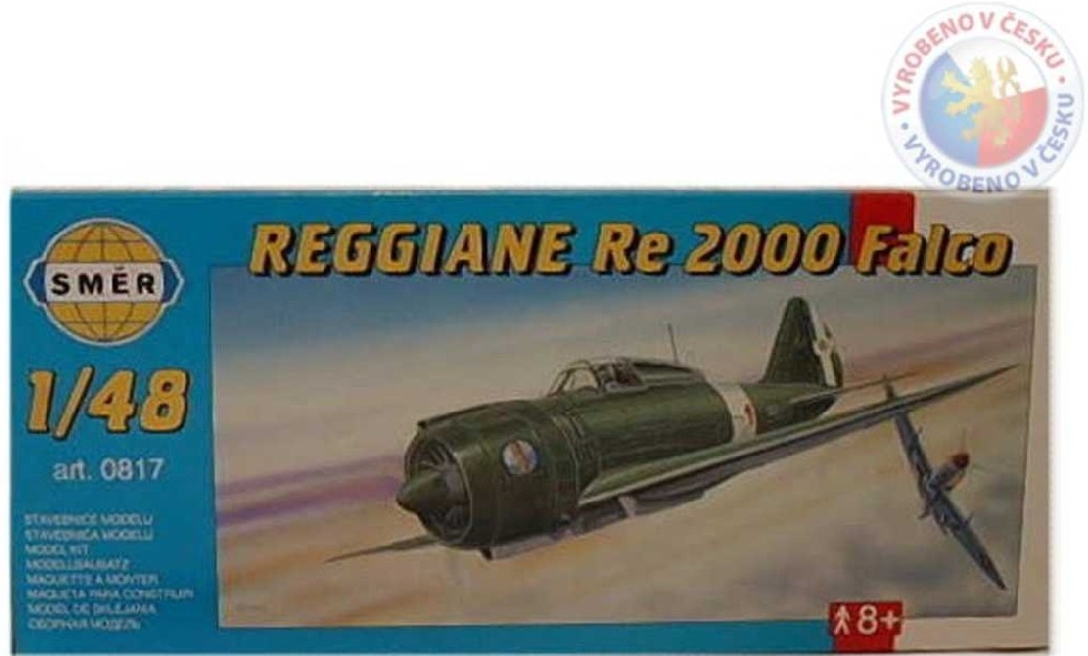 Směr Model letadlo Reggiane RE2000 Falco stavebnice letadla 1:48