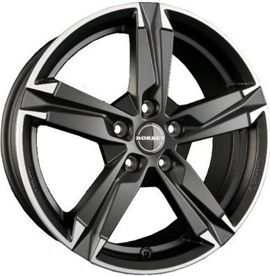 Borbet T10 7x17 5x114,3 ET40 matt black polished