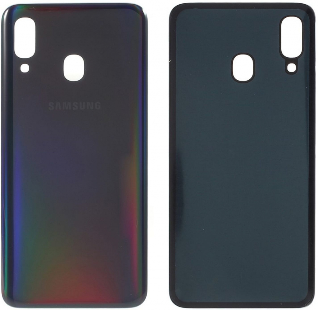 Kryt Samsung Galaxy A40 A405F zadní Černý