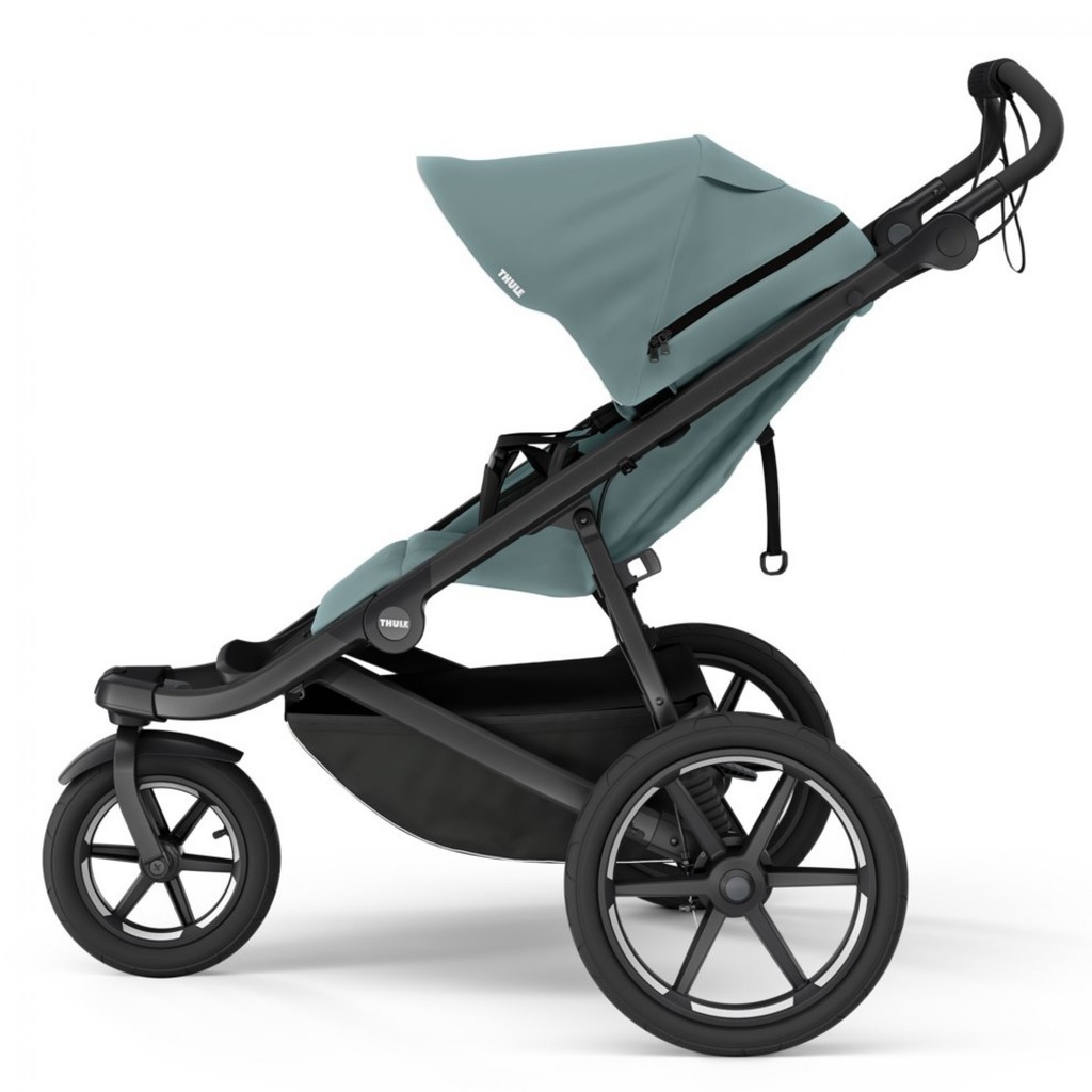 Thule Set 7v1 Urban Glide 3 Mid blue 2024 + pláštěnka + ochranná síť + madlo + korba Mid blue + pláštěnka + ochranná síť na korbu