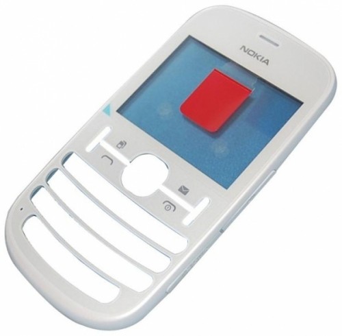 Kryt Nokia Asha 201 přední bílý