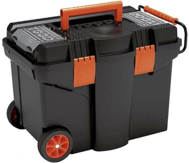 MDtools Pojízdný kufr 580 x 380 x 410 mm plastový 2 organizéry 1 přihrádka