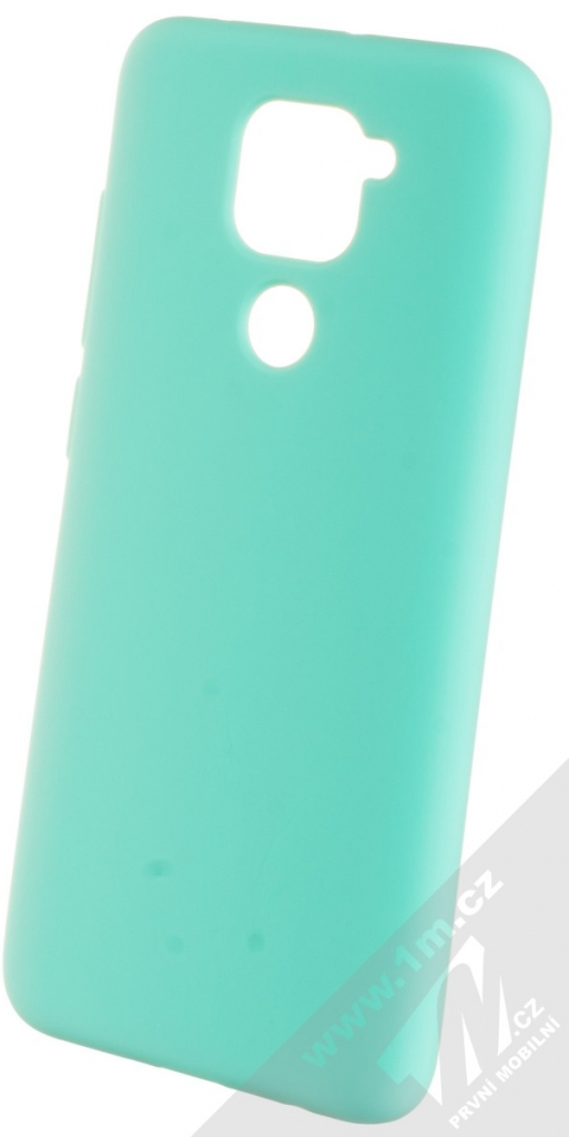 Pouzdro 1Mcz Solid TPU ochranné Xiaomi Redmi Note 9 mátově zelené