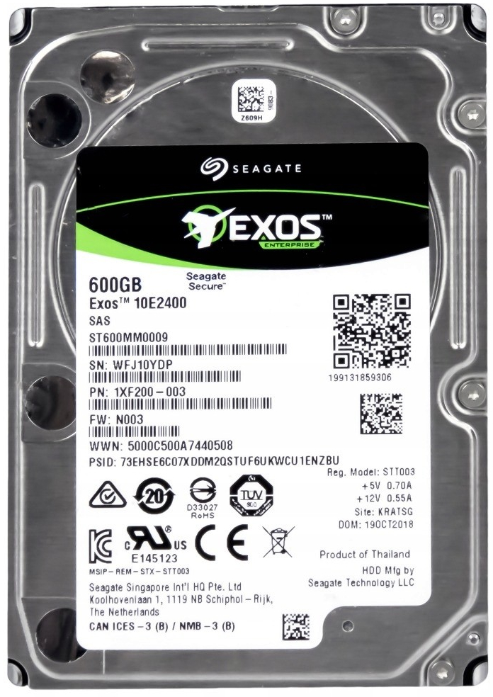 Seagate Exos 10E2400 600GB, ST600MM0009