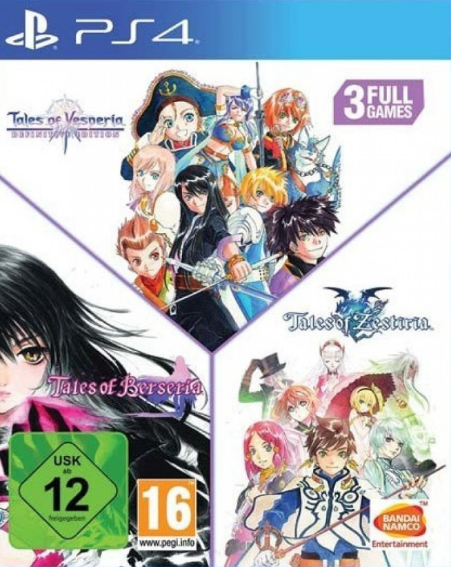 Tales of Vesperia + Tales of Berseria + Tales of Zestiria Compilation