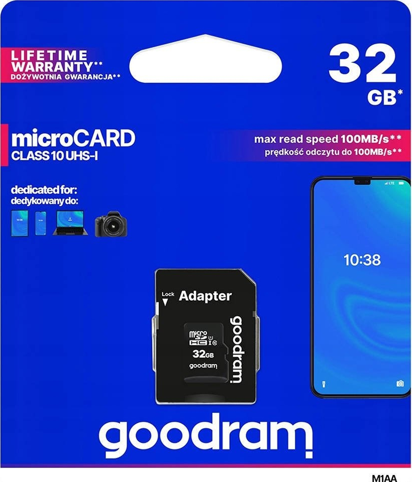 Goodram microSDHC 32 GB UHS-I M1A4-0320R11