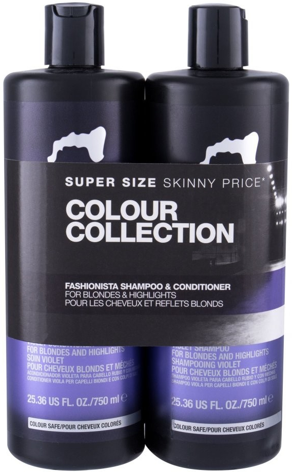 Tigi Catwalk Fashionista Violet šampon 750 ml+ 750 ml Catwalk Fashionista Violet kondicionér dárková sada