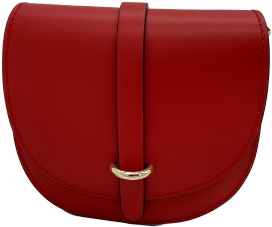Dámská kožená kabelka Donatella 16819 červená