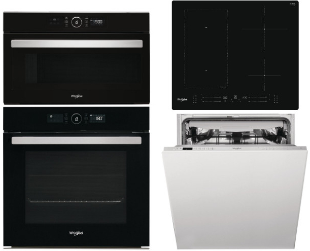 Set Whirlpool AKZ9 6230 NB + AMW 730 NB + WL S7960 NE + WIC 3C33 PFE