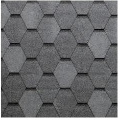 Tegola ECO ROOF Hexagonal šedá 1m²