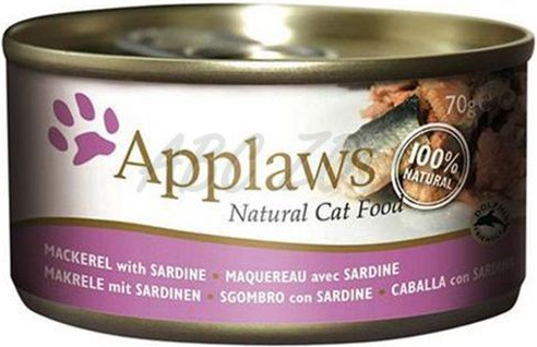 Applaws Cat s makrelou a sardinkami 70 g