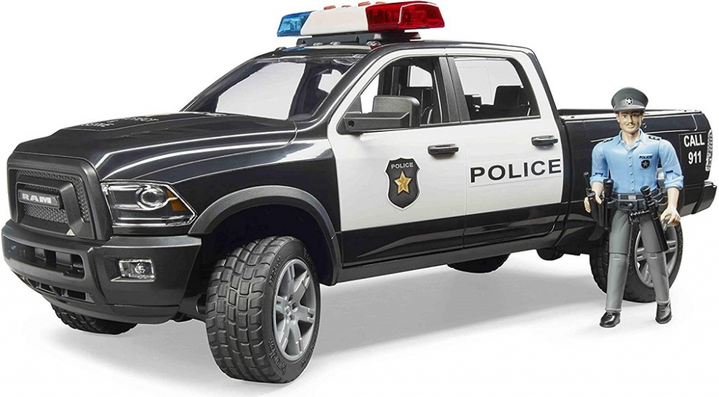 Bruder 2505 RAM 2500 Policie s figurkou